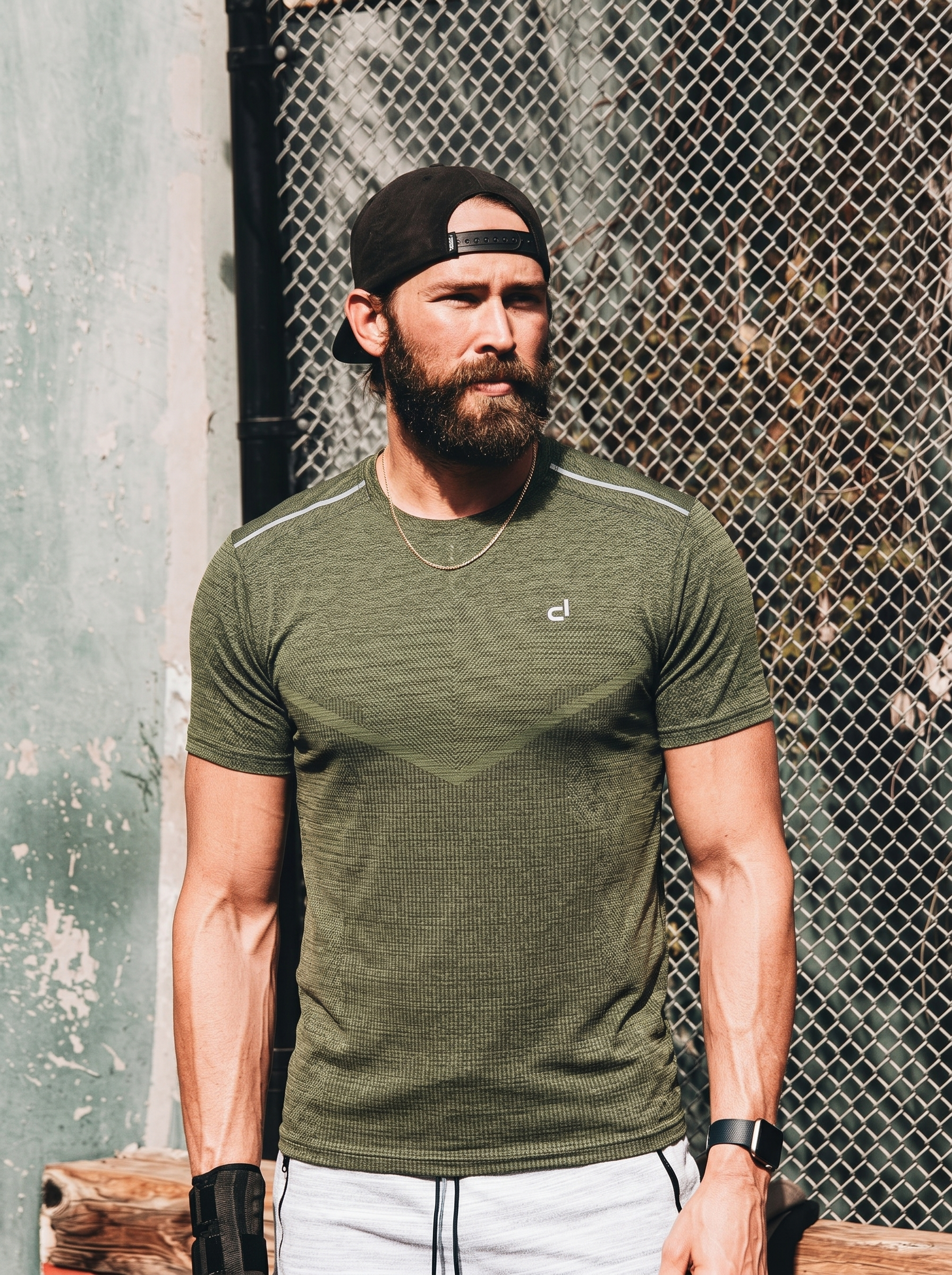 Devtrek Active Tee (Army Green)