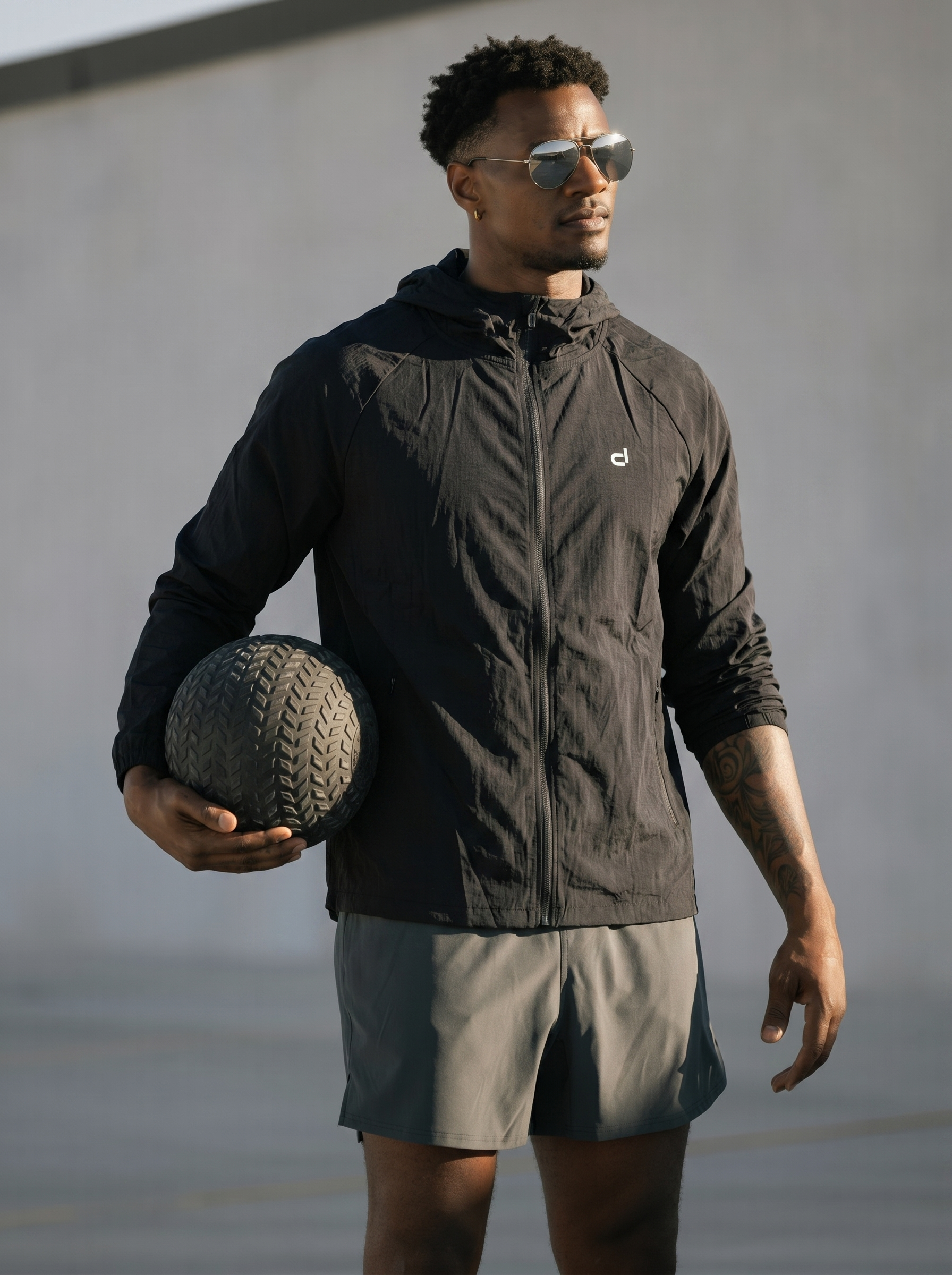 Devtrek Full Zipper Hooded Jacket (Black)