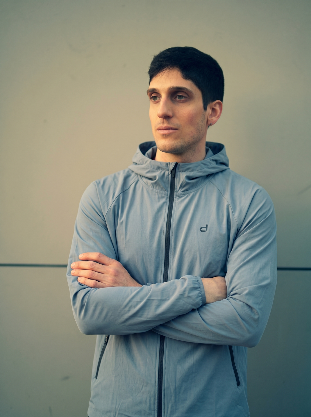 Devtrek Full Zipper Hooded Jacket (Blue)