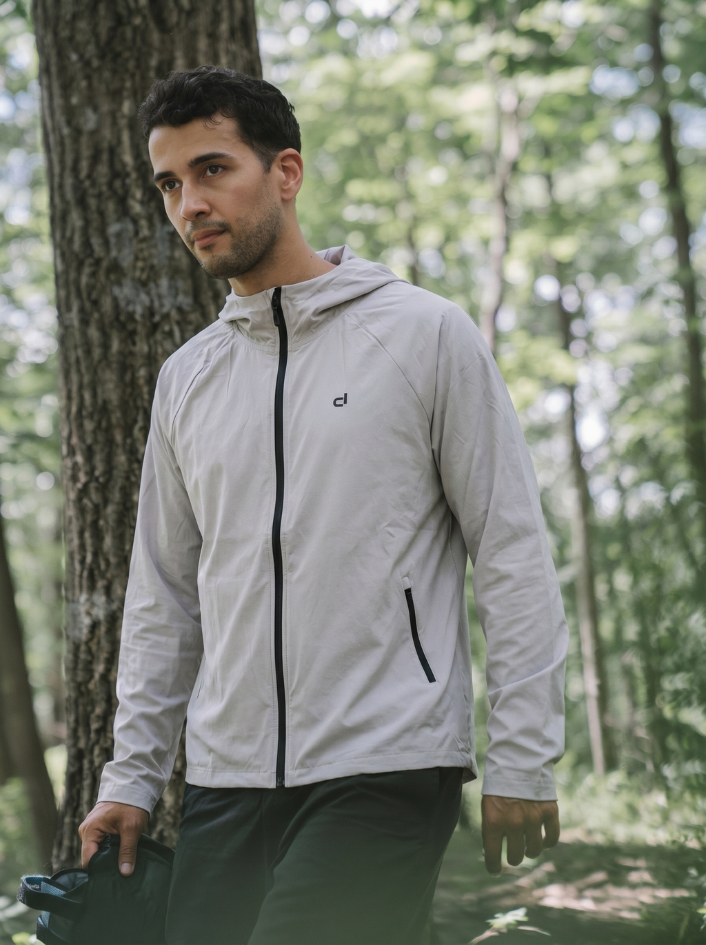 Devtrek Full Zipper Hooded Jacket (Grey)