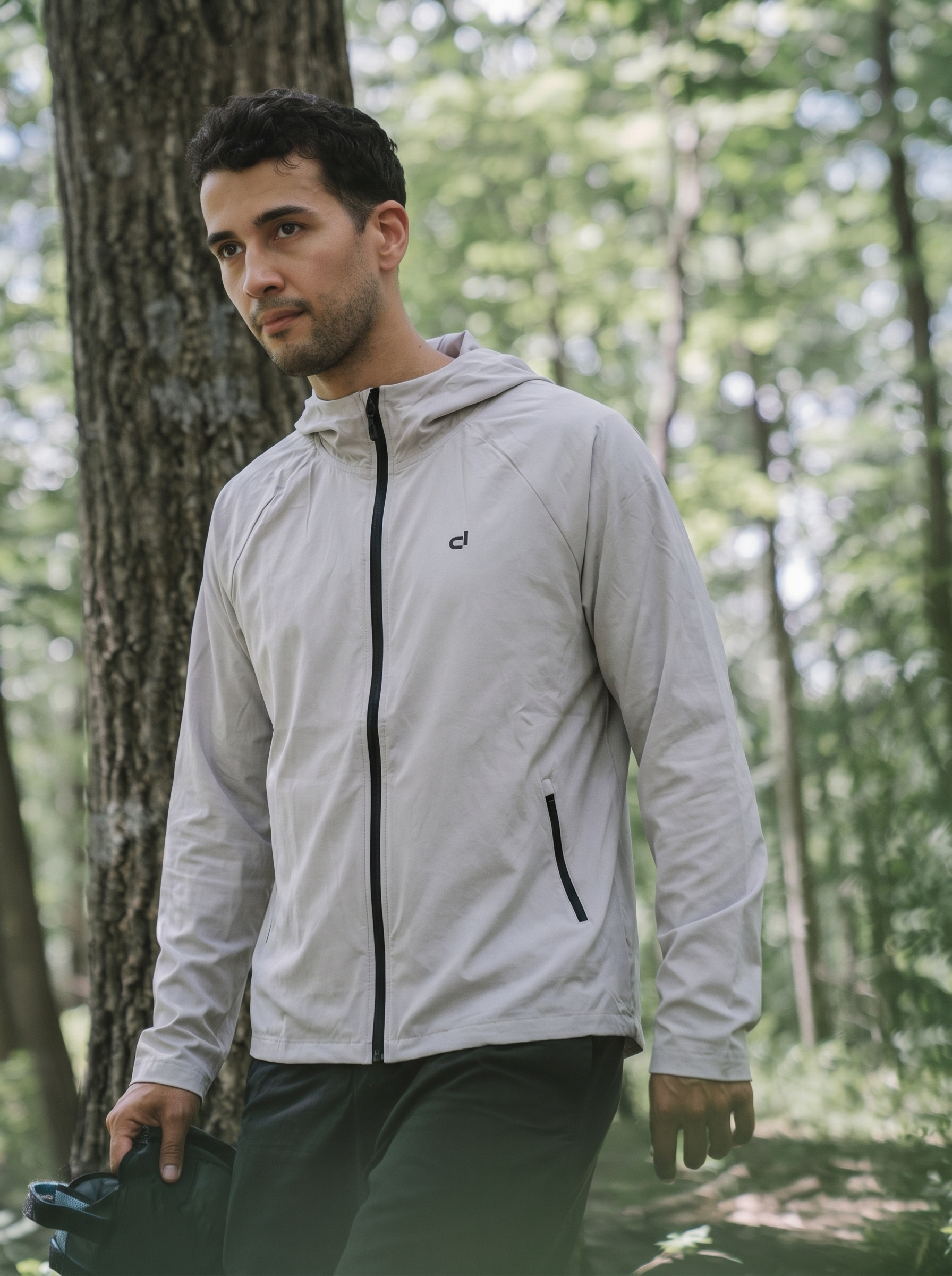 Devtrek Full Zipper Hooded Jacket (Grey)