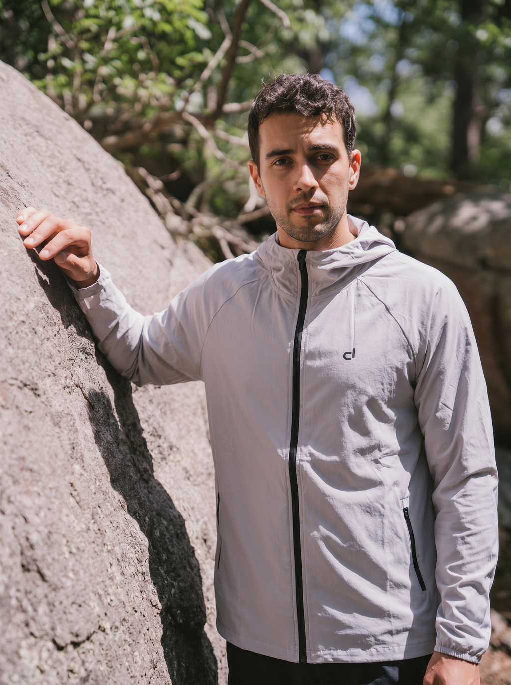 Devtrek Full Zipper Hooded Jacket (Grey)