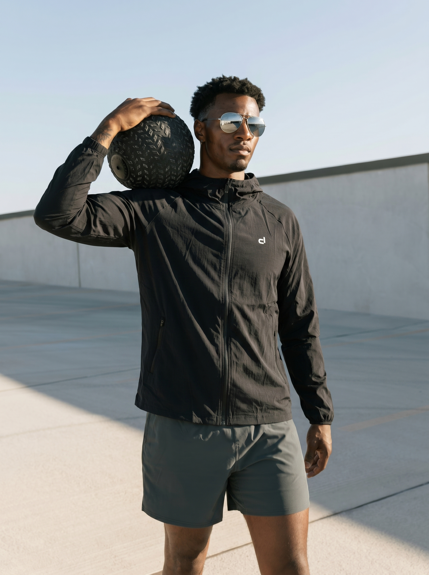 Devtrek Full Zipper Hooded Jacket (Black)